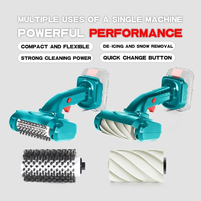 Wireless Electric BBQ Grill Cleaner Brush Outdoor Kitchen Cleaning Grill Scrubber For Makita Battery (NO Battery)