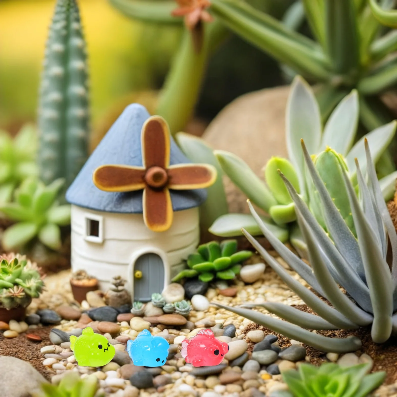 

18pcs Night Glow Mini Goldfish Resin Figurines Dark Aquarium Decor Unique Fish Ornaments Desk Bedroom Kids Room Marine Statues