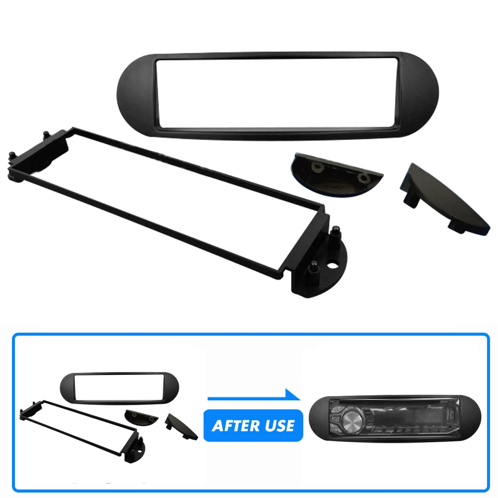 Single Din Facia for Volkswagen VW New Beetle 1998-2010 Radio DVD Stereo CD Panel Dash Kit Trim Fascia Face Plate Frame