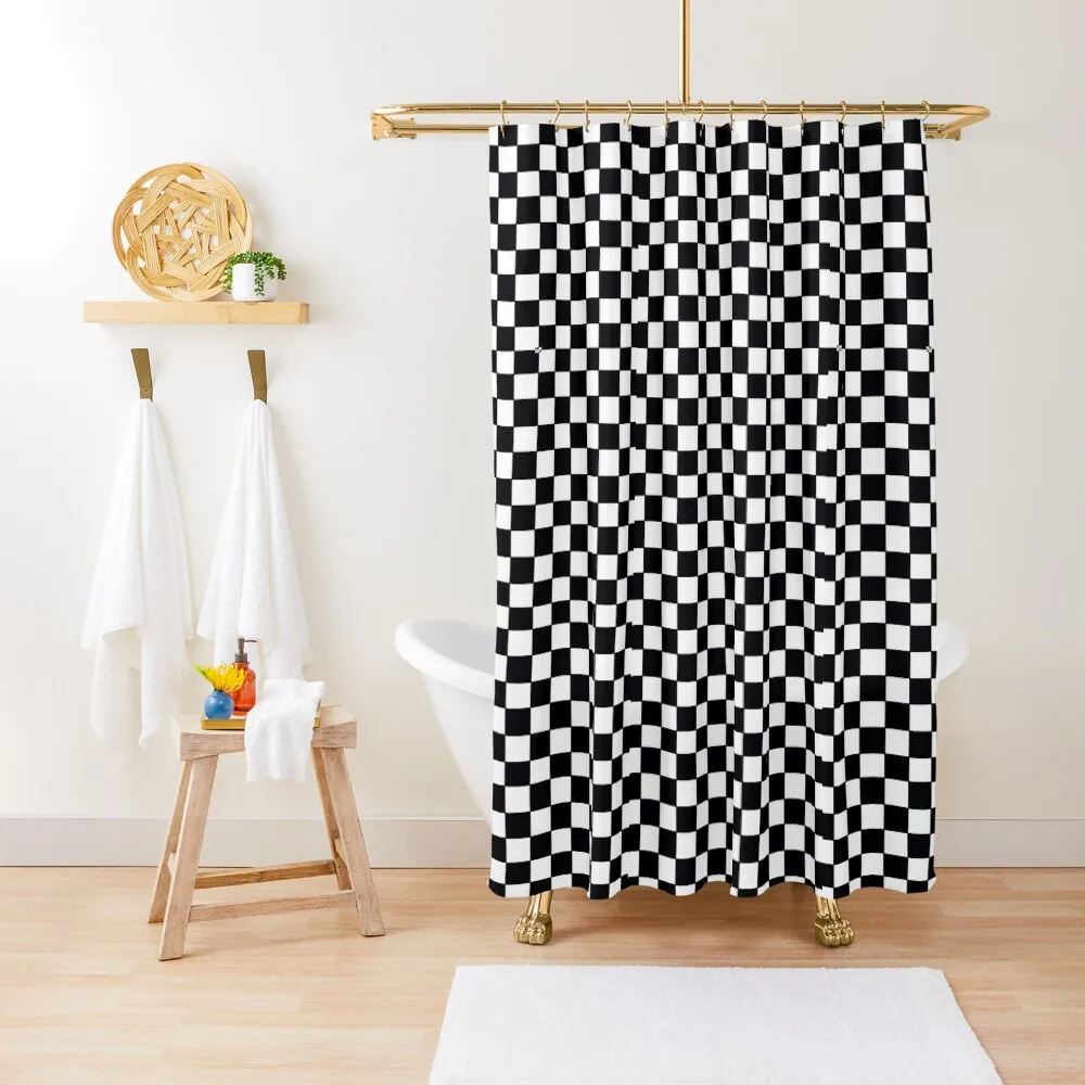 

Checkered Shower Curtain Bathroom For Shower Bathroom Showers Bathroom Accessories Curtain