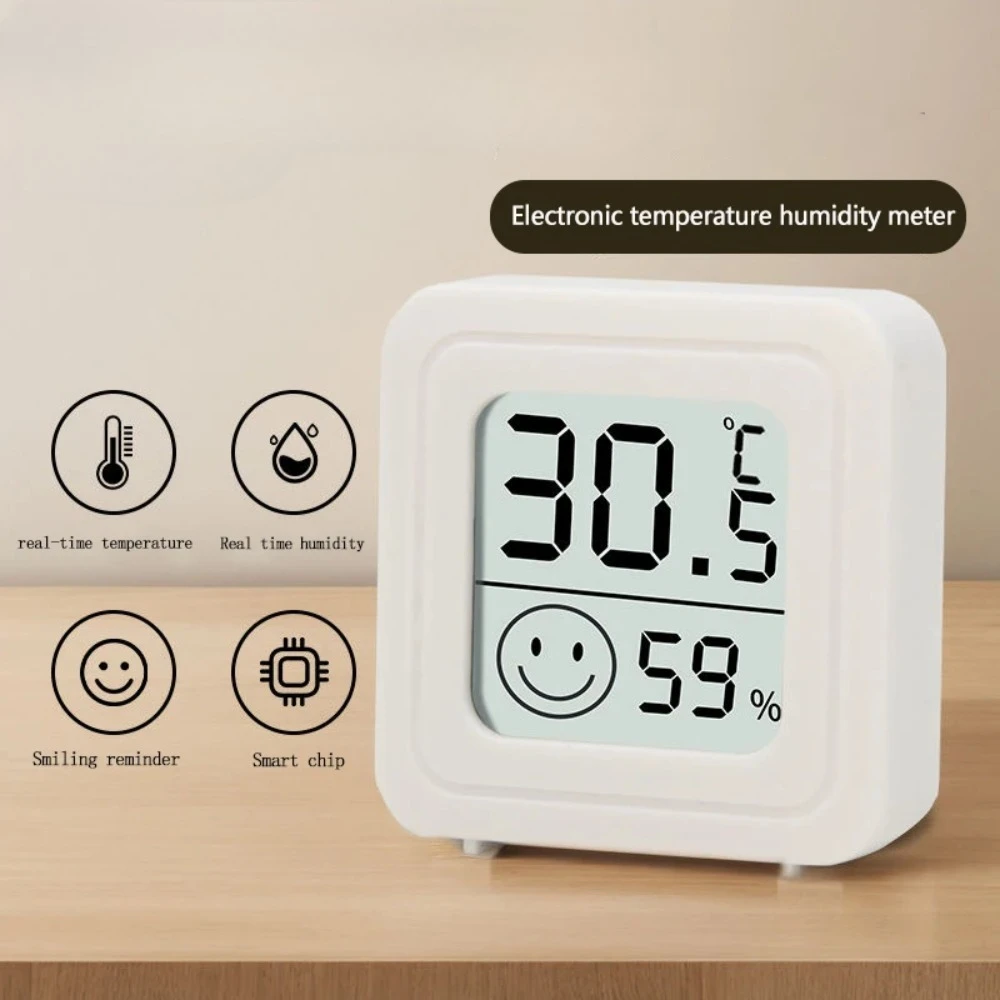 

Mini LCD Digital Thermometer Hygrometer Indoor Room Temperature Humidity Meter Sensor Gauge Weather Station Set