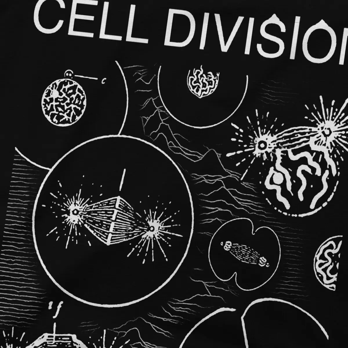 Gramophone Record Man TShirt Cell Division Mitosis Biology Parody Fashion T Shirt Harajuku Sweatshirts Hipster