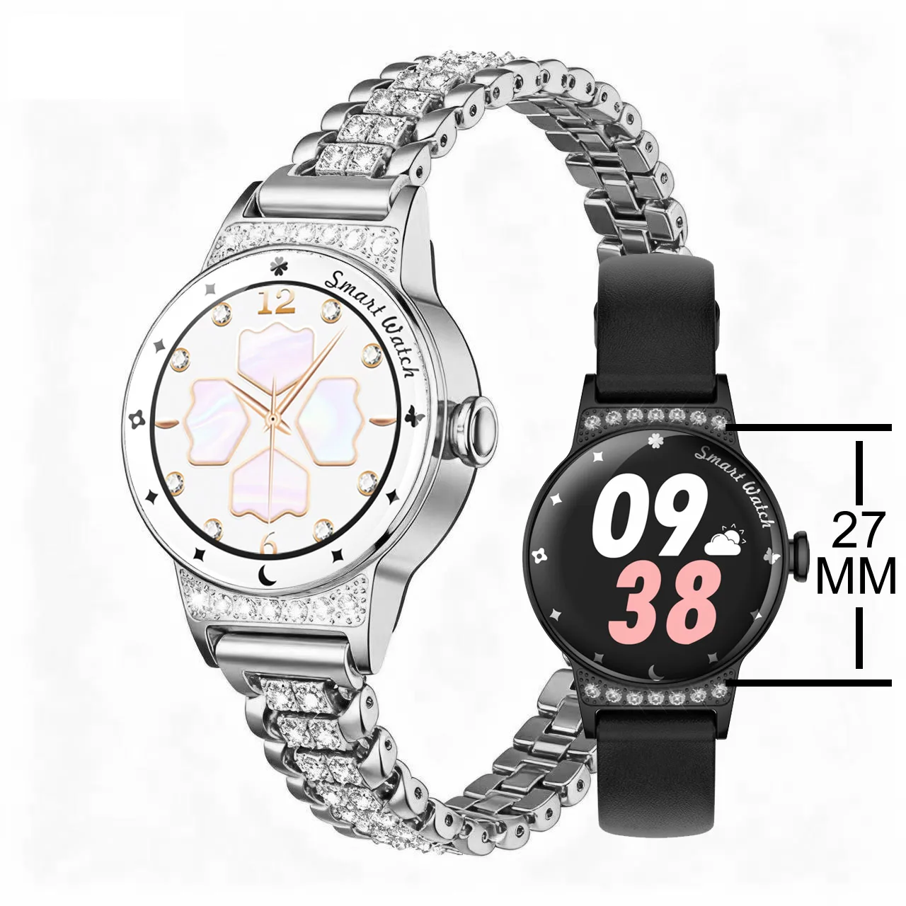 

Tinow Mini Smart Watch Women Screen Round Display Time Sports Bracelet Bluetooth IPS Smartwatch