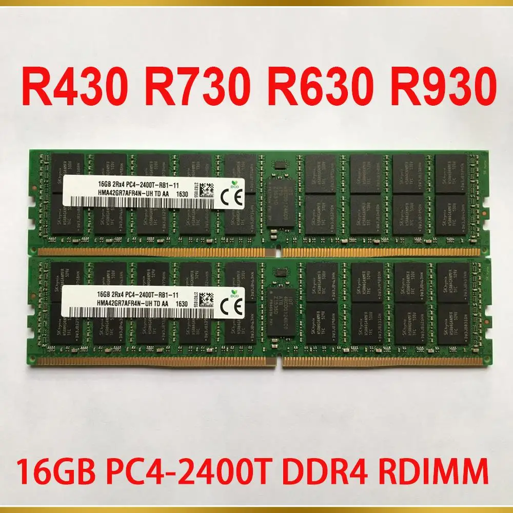 

1PCS Server Memory R430 R730 R630 R930 16GB PC4-2400T DDR4 RDIMM RAM