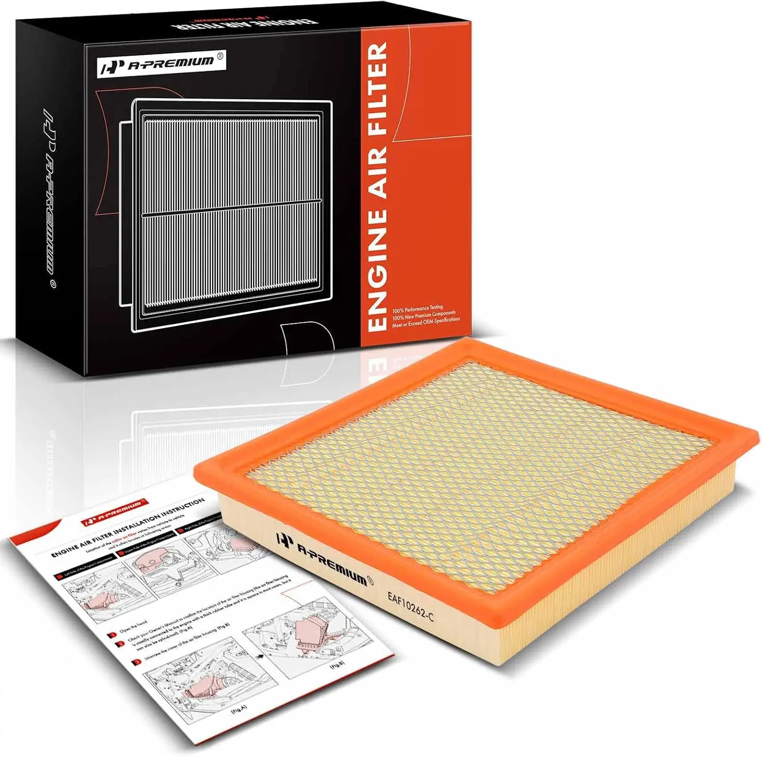 

Воздушный фильтр двигателя, совместимый с моделями Ford и Lincoln — F-150 (2009-2023), Expedition (2007-2023), F-250 F-350 F-450 F-550 Sup