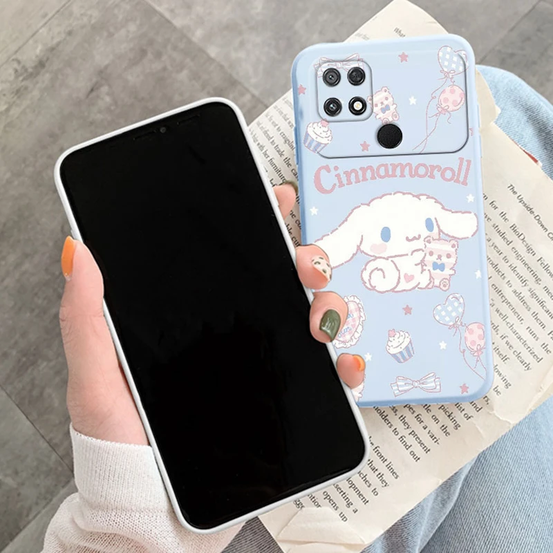 Cartoon Little Twin Star Baby Cinnamoroll for Xiaomi POCO C40 Girl Funda Silicone For POCOC40 poco c40 Phone Cases Cover Back