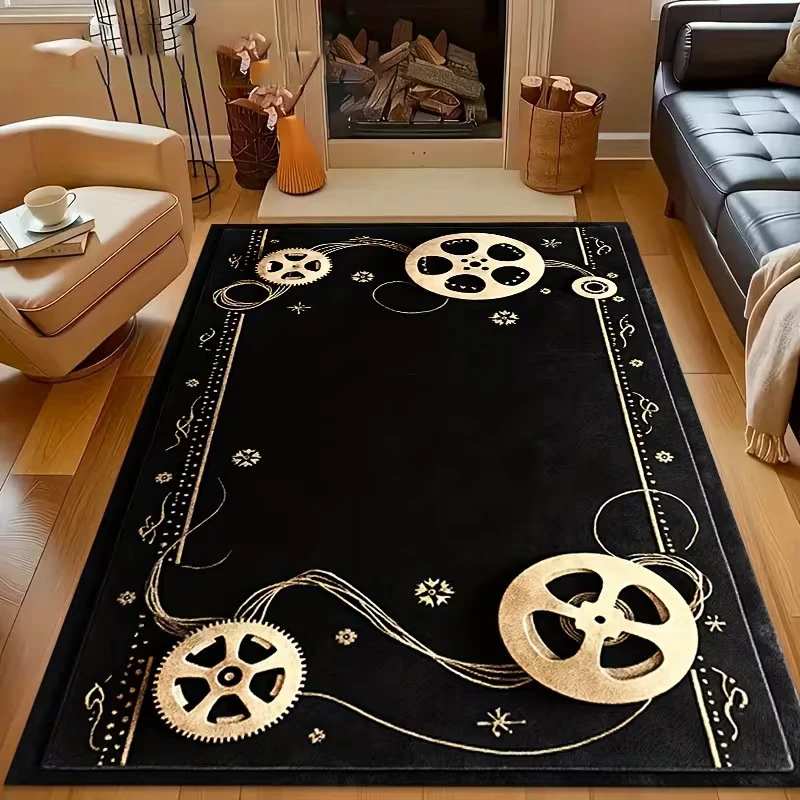 الموسيقى الكلاسيكية خمر مسجل فينيل السجاد السجاد لغرفة المعيشة غرفة نوم أريكة المطبخ الحمام عدم الانزلاق الحصير المطبخ البساط