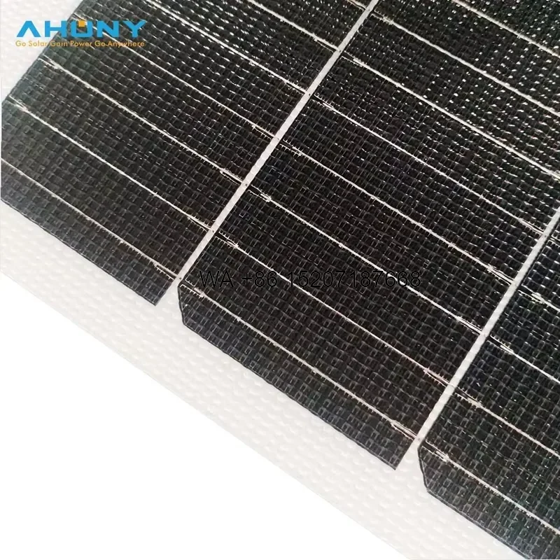 Wmwmnu for Mono eGo SM105W 105W Monocrystalline 182mm Flexible Solar Panel 24% Efficiency Bendable Curved Camping Outdoor