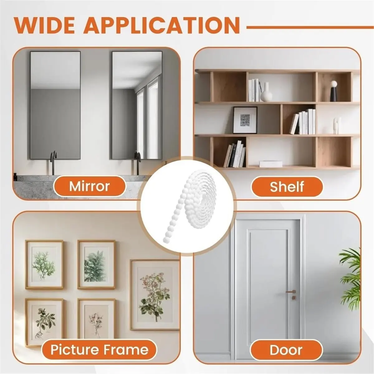 【MUST-HAVE LIST】 Flexible Molding Trim Peel and Stick,Wall Molding Trim Peel and Stick Roll Flexible DIY Decorative 1.5mmx5m