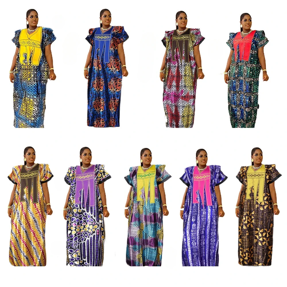 

Elegant 2024 African Dresses For Women Muslim Fashion Abayas Boubou Dashiki Ankara Outfits Evening Gown Dubai Kaftan Abaya Robe