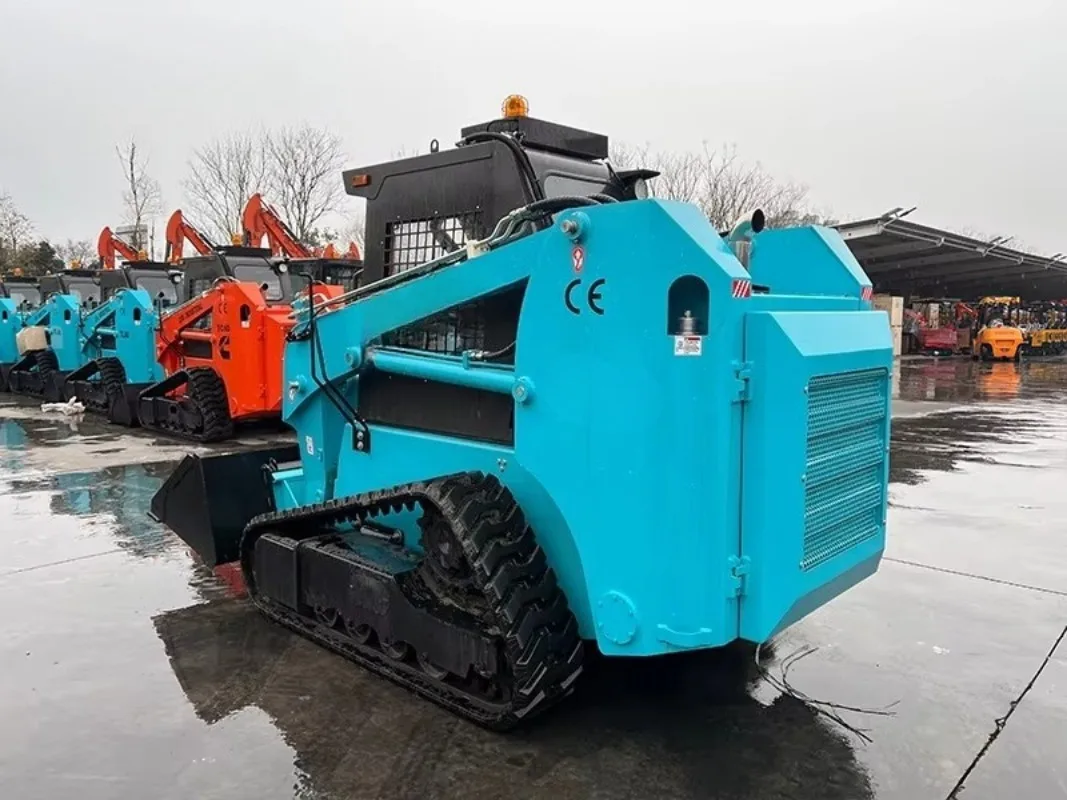 Compact Hydraulic Skid Steer Loader Mini Front End Loader Construction Machinery Loading Equipment Multi Purpose Work Machine