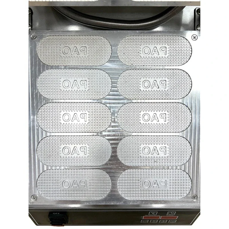 110V-240V 1500W Adjustable Thermostat Cookie Maker Machine 10Pcs Electric Commercial Or Household Biscuits Maker