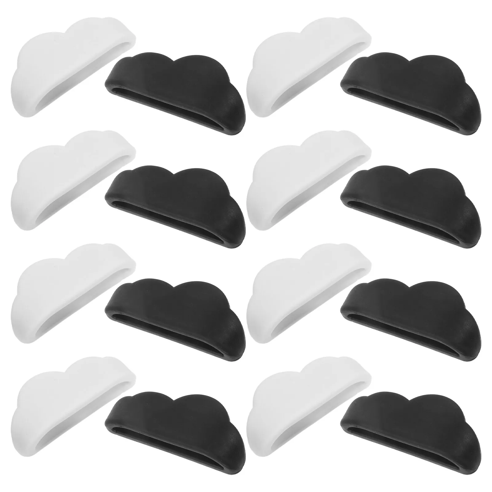 16Pcs Cloud Shape Cable Organizer Clips Strong Adhesion Stick on Wire Holder for Desk Office Home Cord Management Retainer