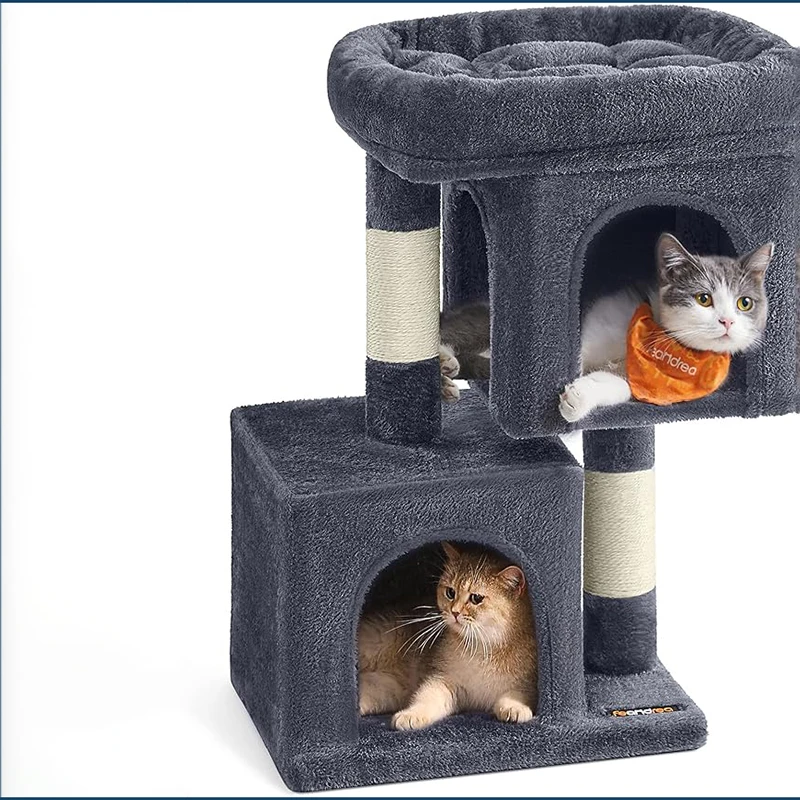 

Removable and Portable cat Climbing Frame with Sharpening Post + Plush Ball Lightweight and Space Saving