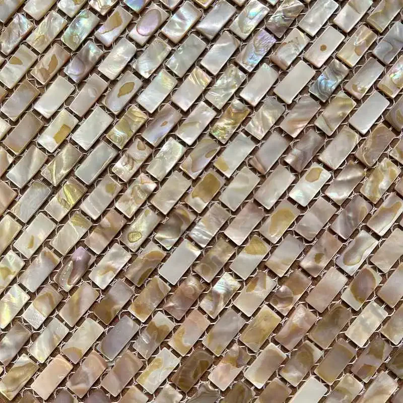 

Shell Mosaic Tile Natural White Mother of Pearl Wall Backsplash Bathroom Tiles fish scale sheet kitchen 91