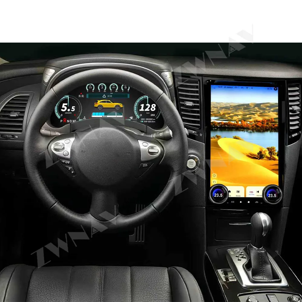 

Популярная цифровая приборная панель для Infiniti FX35 FX37 FX45 FX50 QX70, ЖК-дисплей, виртуальный кластер, спидометр, экран кабины