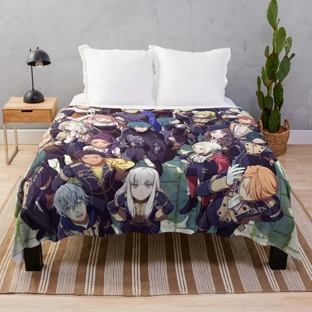 

The Fire Characters Throw Blanket Soft Warm Blanket Gift for Men Women Adults