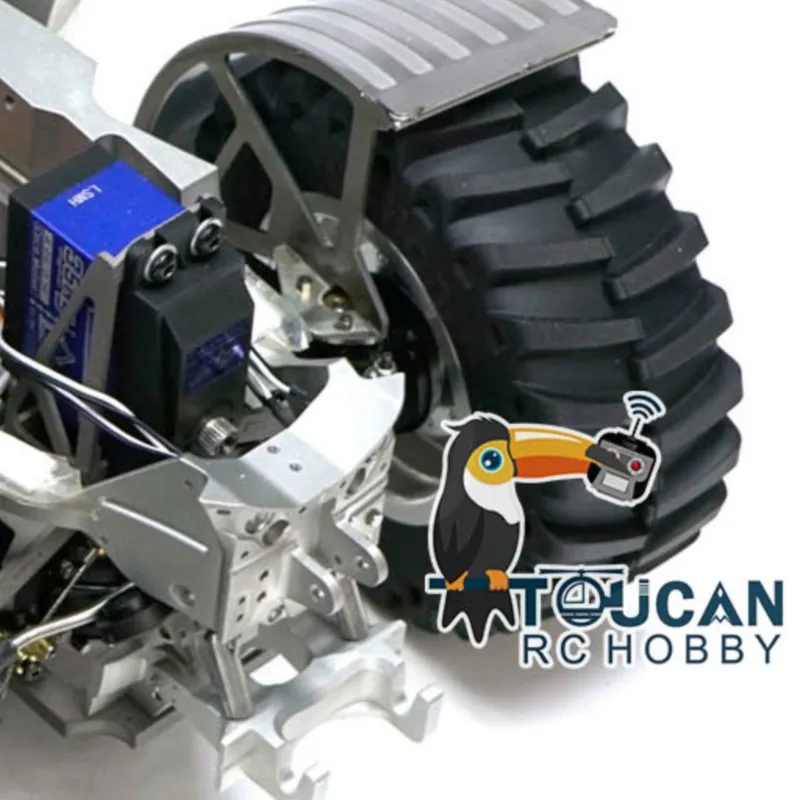 

4X4 LESU 1050 RC Metal Chassis Assembled Model for 1/16 Remote Control Tractors Trucks with Differential Lock DIY Car Model Toys