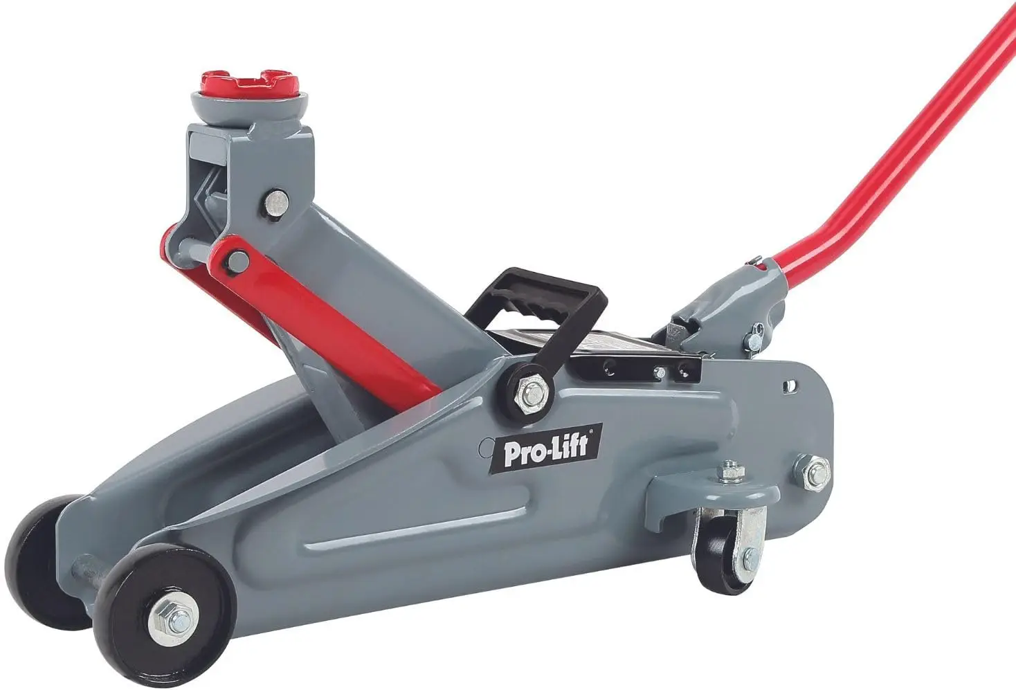 Cric idraulico da pavimento da 2 tonnellate con capacità di 4000 libbre - Sollevatore per auto portatile per uso su garage e su strada