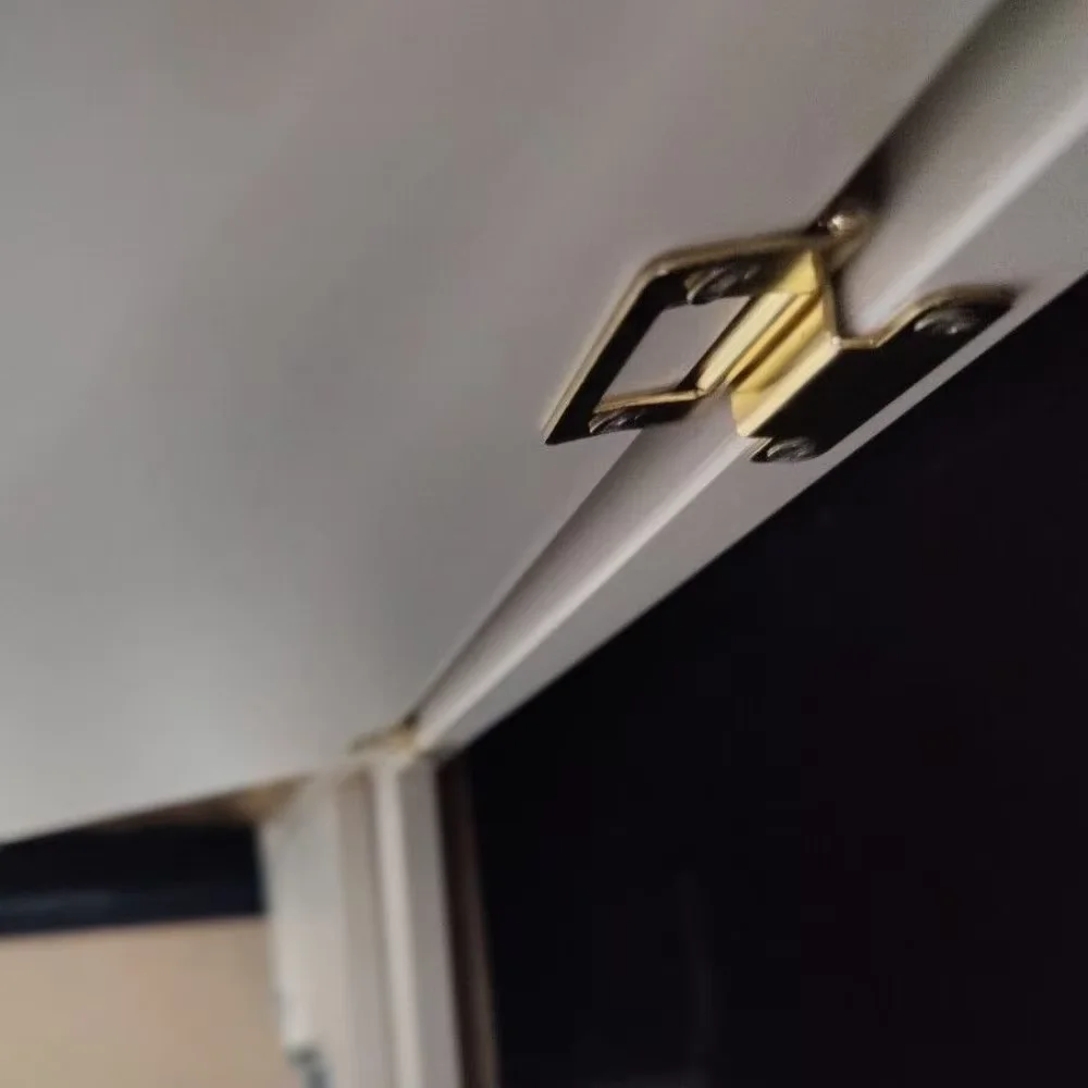 2 قطعة باب خزانة RV مفصلات قابلة للطي قافلة تخييم متنقل خزانة باب الغرفة مفصلات مطوية مفصلات أبواب الربيع اكسسوارات