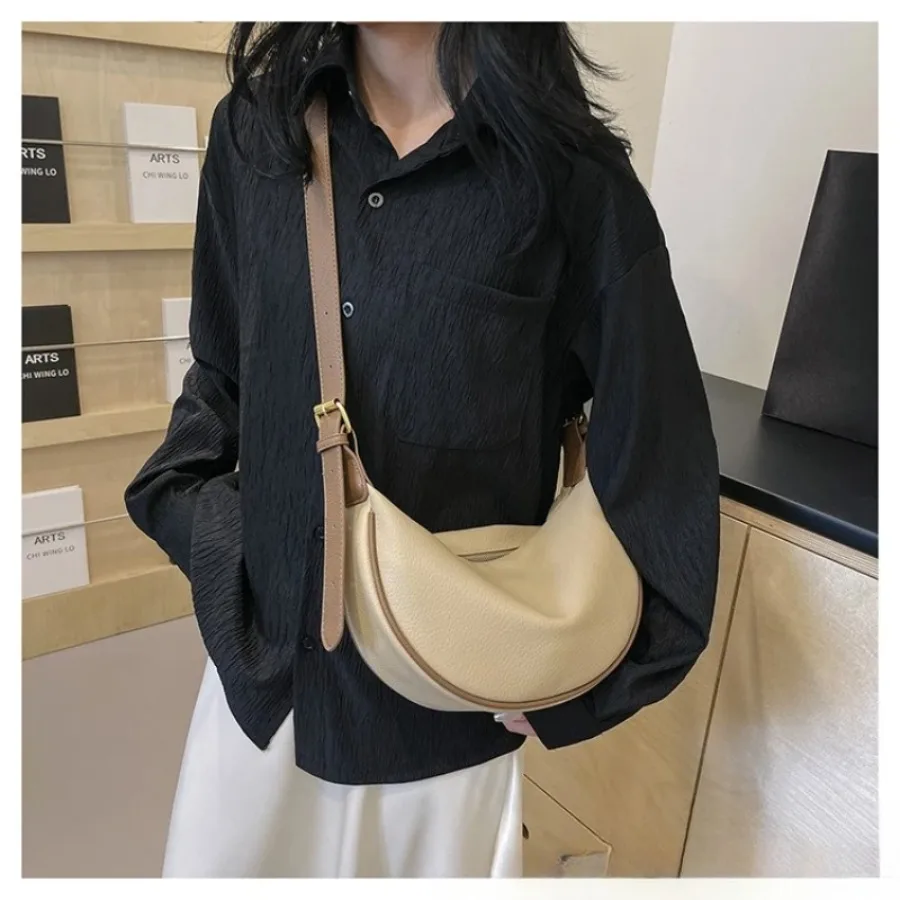 

Summer new French niche temperament small bag simple versatile soft surface dumpling foreign-style crossbody female bags
