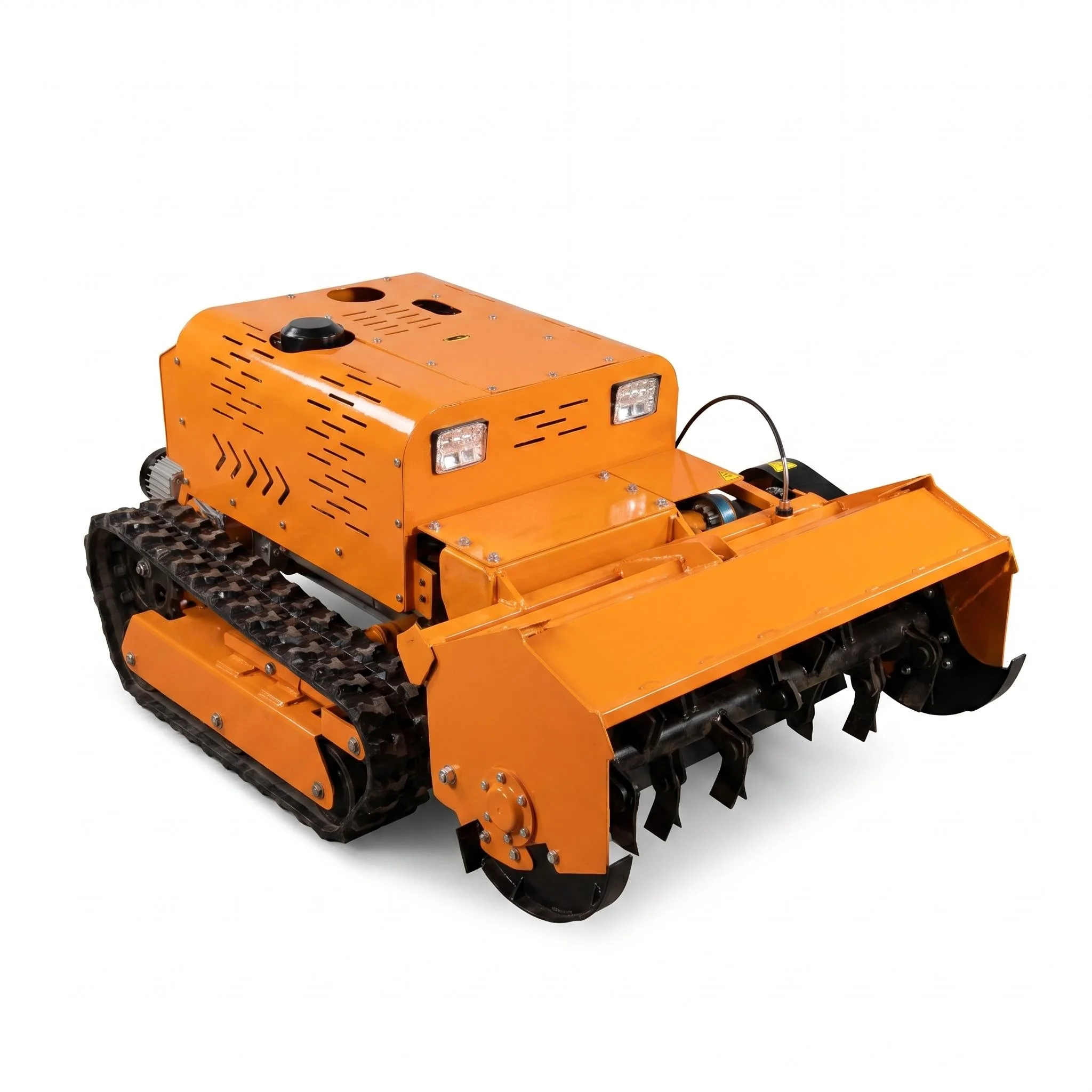 Remote Control Lawn Mower Snow Blade Plow Robot High Safety Gearbox Bearing Garden Grass Cutting Crawler Clearing Machine