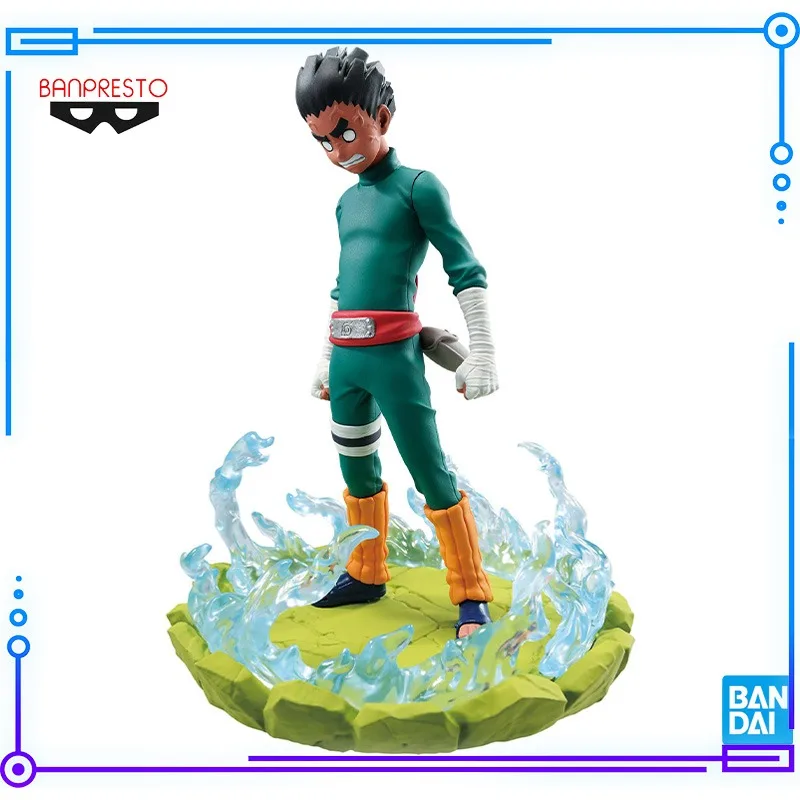 

Bandai Original Genuine Anime Naruto Shippuden Banpresto Figure Memorable Saga Rock Lee 12cm Collections Model Toy Figures Gifts