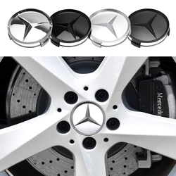 Car Vehicle Wheel Hub Center Cap Cover Decals Stickers Badge For Mercedes Benz AMG 4Matic Smart 451 Fortwo X156 X253 GLA GL CLA