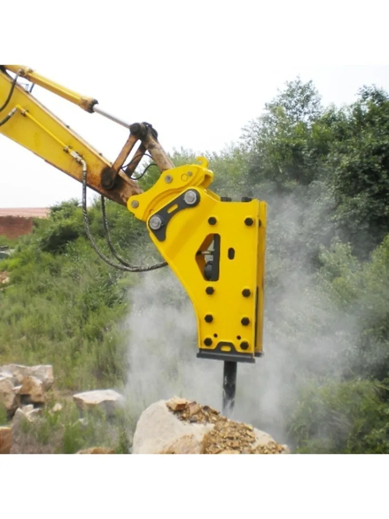 High Frequency Heavy Duty Breaking Hammer For Rock Mining Quarry Infrastructure Engineering