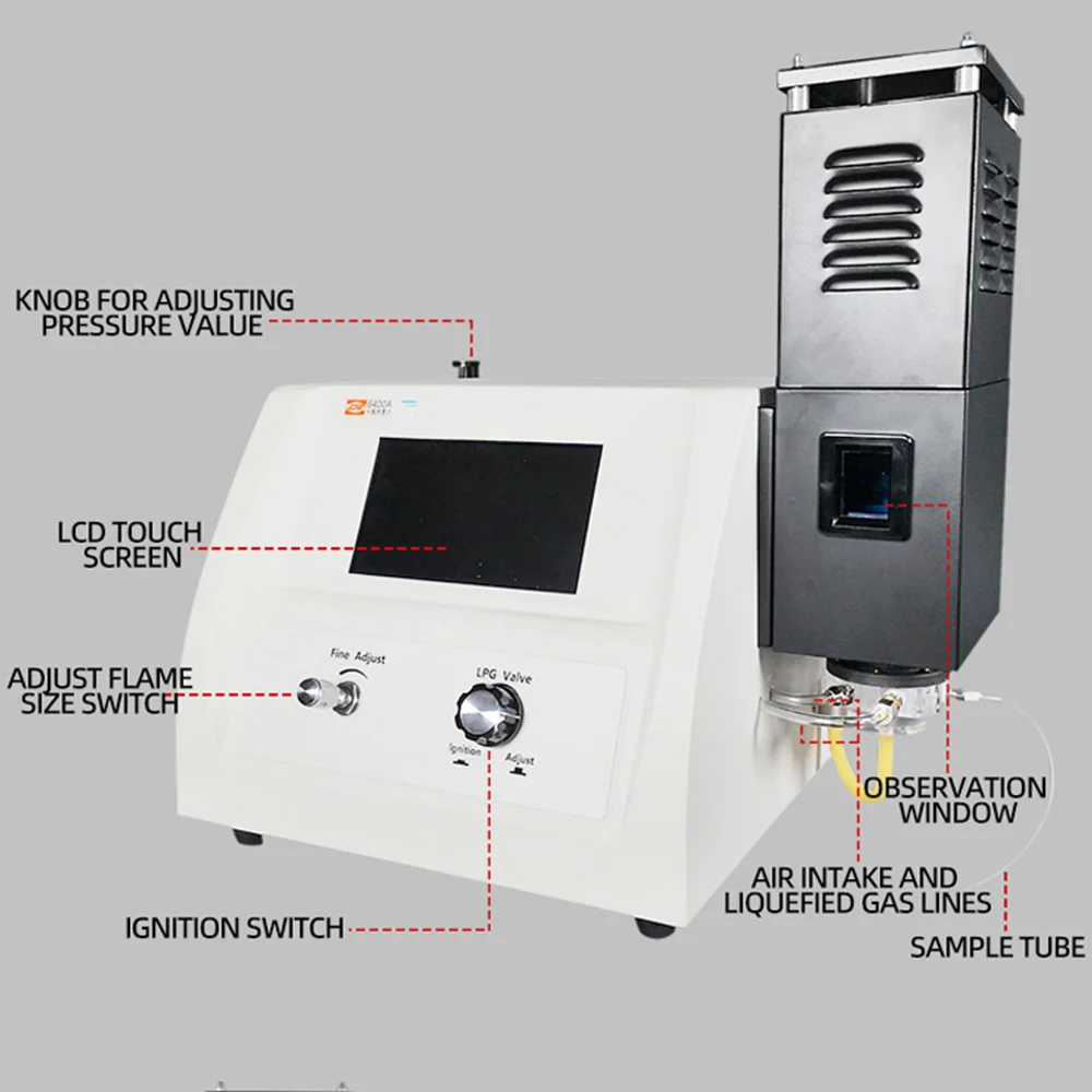 أداة ومقياس ضوئي لهب كهربائي FP6410 6400A FP6431 FP6450 أداة مختبر مقياس ضوئي لهب كهربائي 2025 جديد