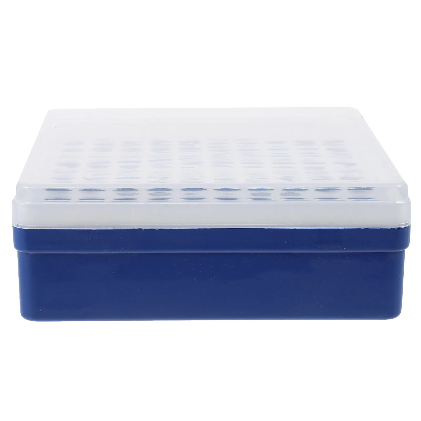 Plastic Test Tube Storage Box Reusable Organizer For Science Lab Education Laboratory 100-Cavity Centrifuge Research