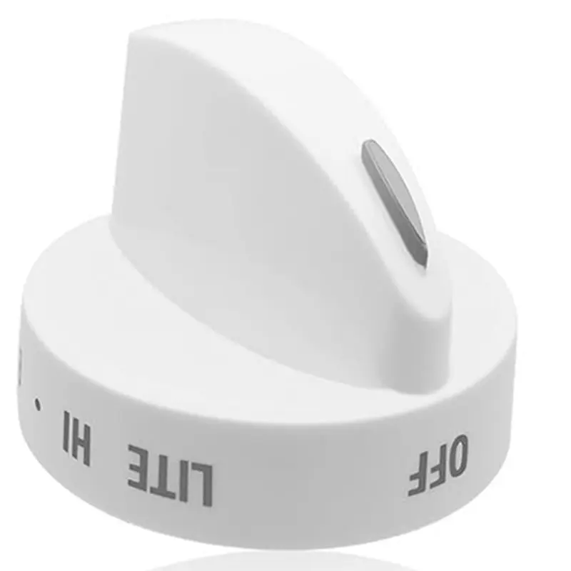 For Frigidaire,Kenmore White Range Surface Control Knob 4-Pack 316442512 Burner Replacement Parts-A77G