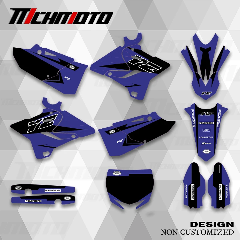 

MCHMFG новый стиль графические наклейки комплект наклеек для YAMAHA YZ125 250 2015 2016 2017 2018 2019 2020 2021 YZ250X 2016-2021