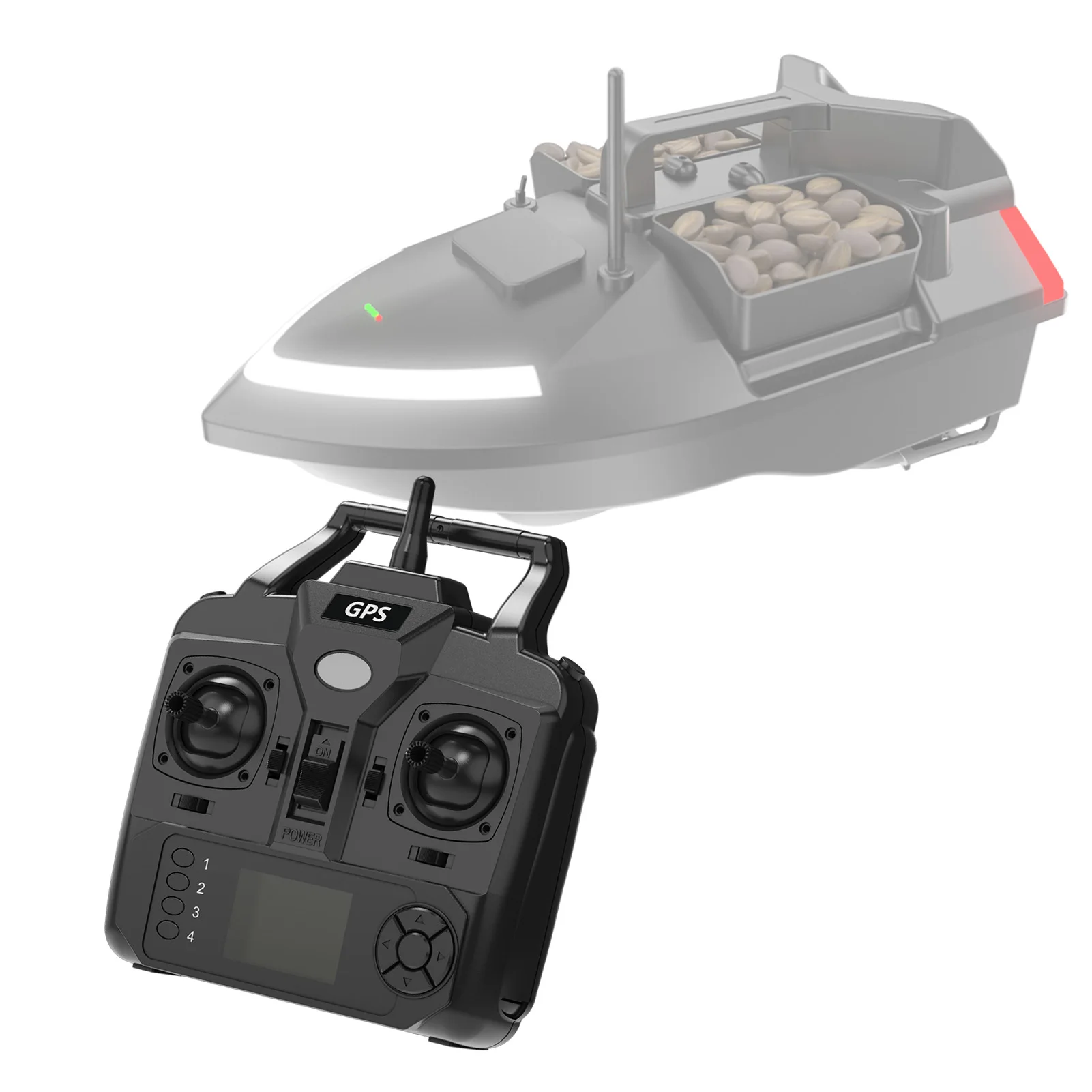جهاز التحكم عن بعد لقارب الصيد الطعم ، V020 GPS ، أداة الصيد في الهواء الطلق