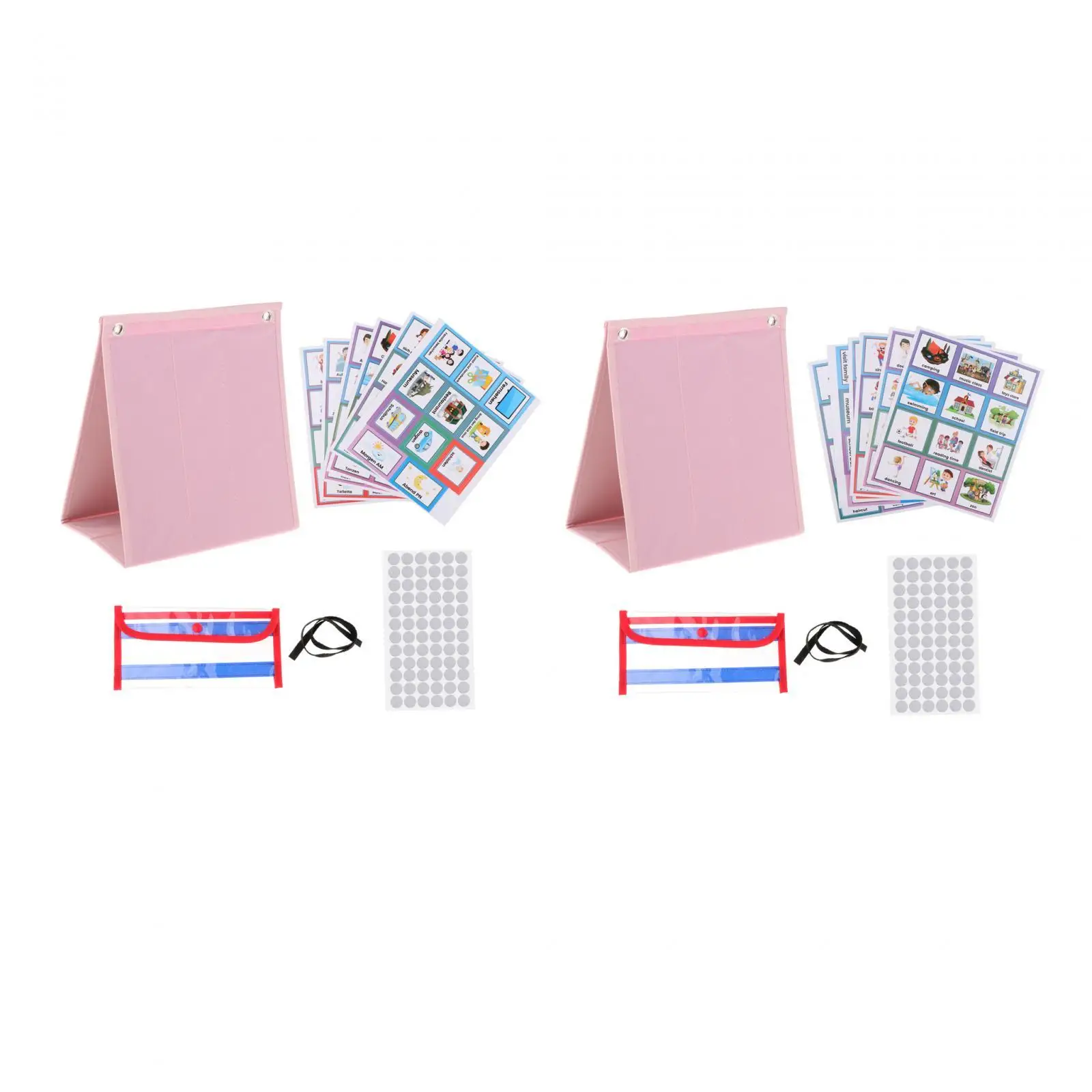 Visual Schedule for Kids Pocket Chart, Educational Routine Cards Home Chore Chart for Home Homeschool Family Children