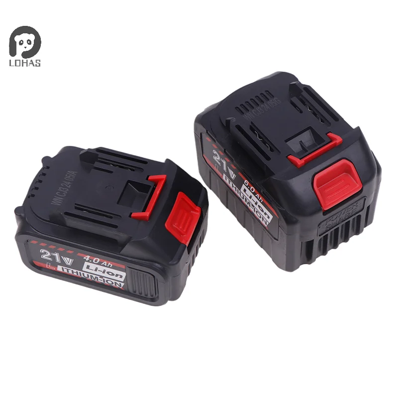 21V 4.0Ah 6.0Ah Rechargeable Lithium Battery Fit For Makita 21v Power Tools Cordless Wrench Saw Drill Grinder Screwdriver