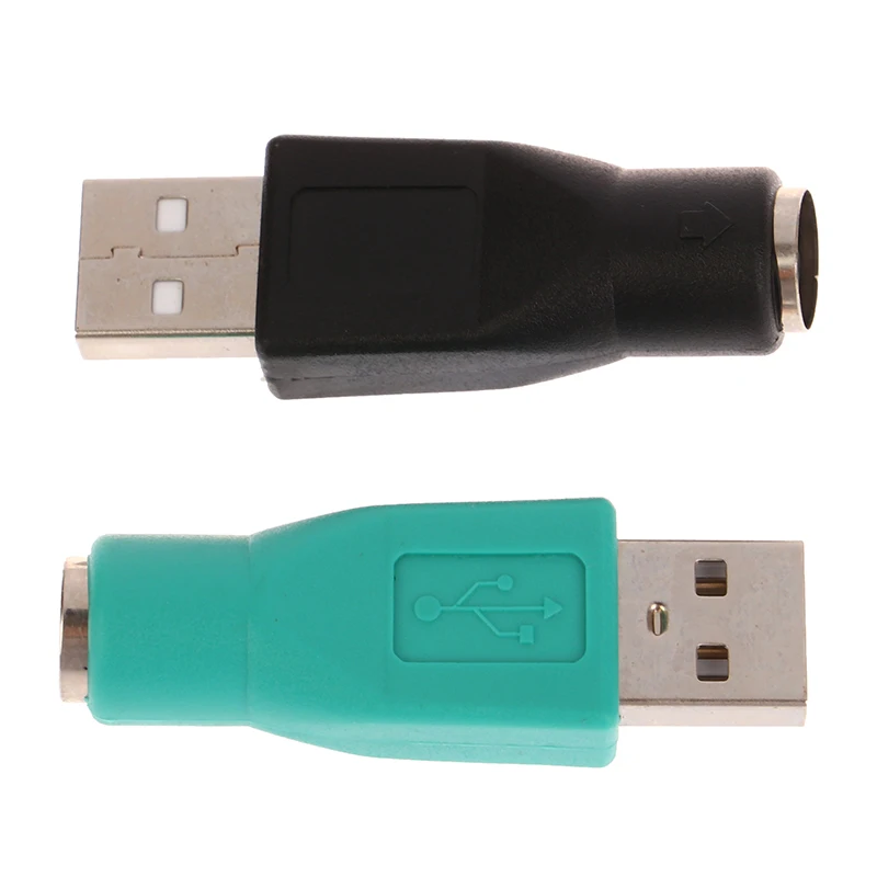 محول USB ذكر إلى PS2 PS 2 أنثى ، موصل محول ، مناسب لأجهزة الكمبيوتر ، كمبيوتر شخصي ، كمبيوتر محمول ، ماوس ، لوحة مفاتيح ، 1 US