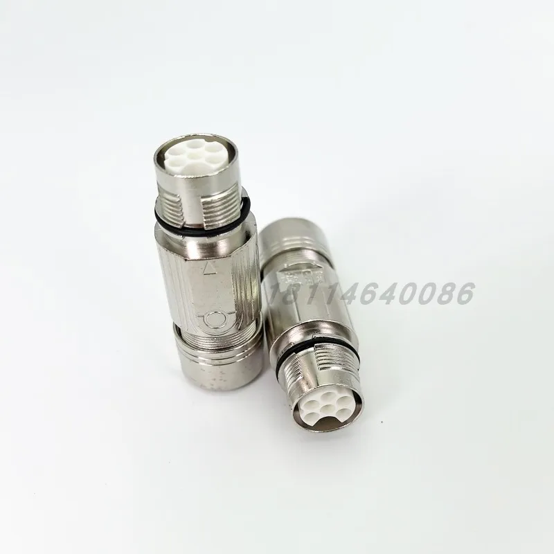 TE Germany Intercom, Imported 7-core M17 External Thread Connector BKUA854NN0085155A000 Male，1PCS