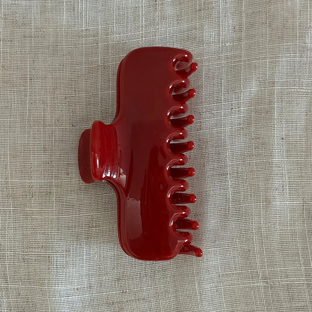 1 Stück Basic-Haarspange aus mehrfarbigem PC-Material, dicke Haarklammer im INS-Blogger-Stil, große Haarklammer für den Hinterkopf, tägliches Haar-Accessoire für Damen – Detail 10