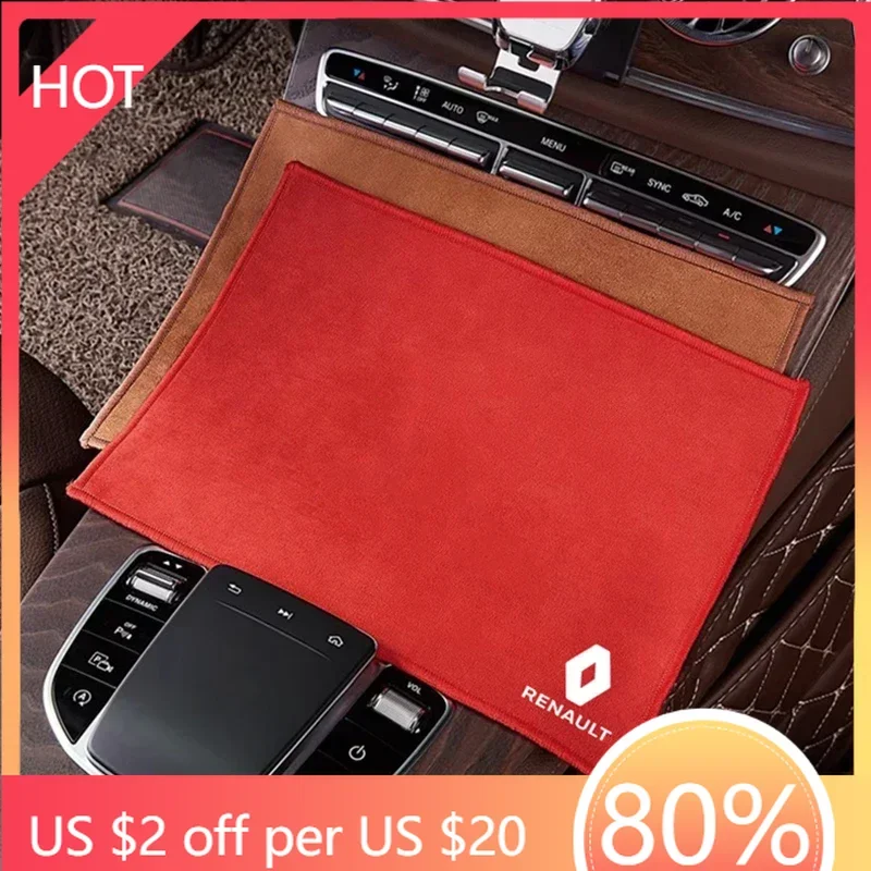 

Для Renault 2026, новые колпаки-концентраторы для Renault QM6 Kadjar Clio Koleos Megane Espace Captur Scenic Fluence, полотенце из микрофибры, автомобильное чистящее средство