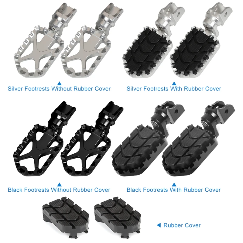 Reposapiés para BMW R1200GS, R1250GS, R1200, R1250 GS, LC, ADV, 2013-2023, S1000XR, F750GS, F850GS, Adventure