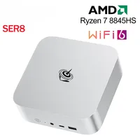 Beelink SER8 Powerfull AI PC AMD Ryzen 7 8845HS Mini PC 32G DDR5 1T NVME PCIe4.0 SSD USB4.0 2.5Gbps Desktop Gaming Computer