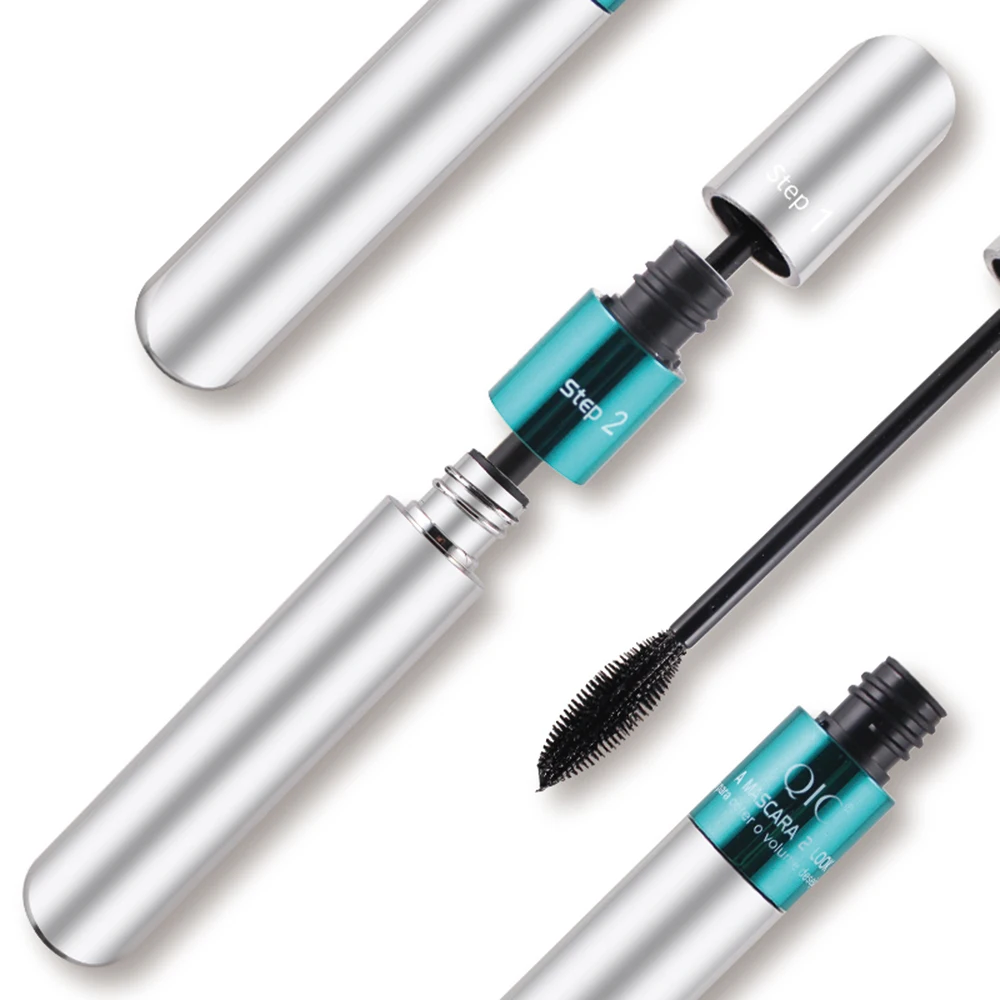 Smudge-proof Mascara Curls And Lifts Dramatic Lash Extension Qic Mascara Long-lasting Top-rated 4d Volumizing Mascara