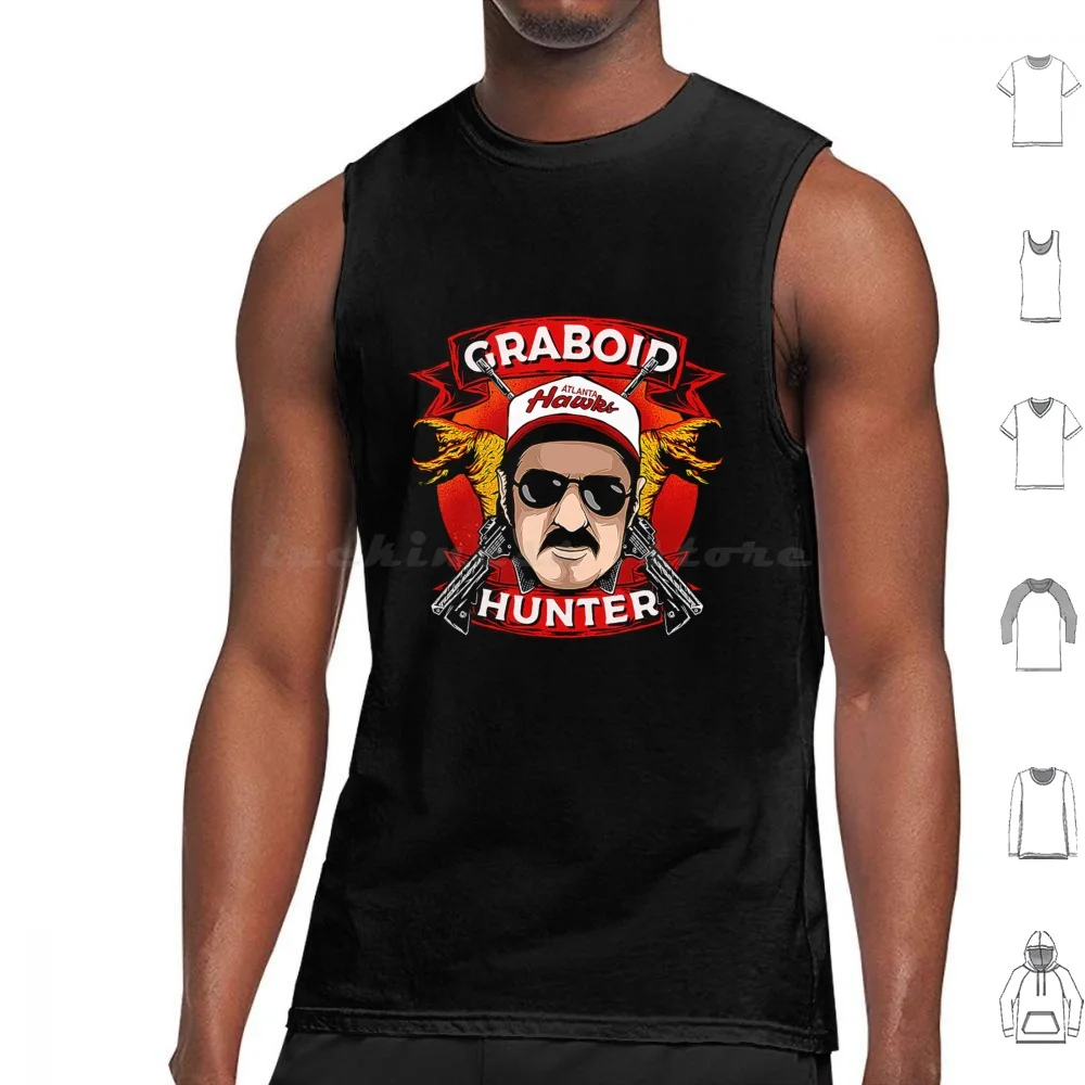 Tremors Graboids Hunter Tank Tops Vest Sleeveless Tremors Graboid Horror Kevin Bacon Graboids Movie Burt Gummer Movies