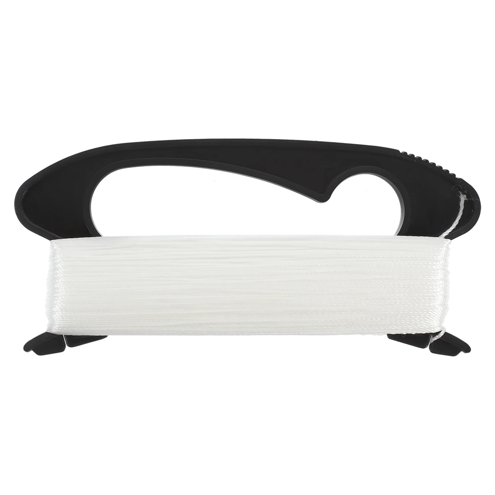 Szpula na linkę do latawców 50 metrów, wytrzymała, lekka, akcesoria do latawców, przenośne narzędzie do użytku na zewnątrz do latania latawców, prezent, czarne narzędzie do sportów outdoorowych