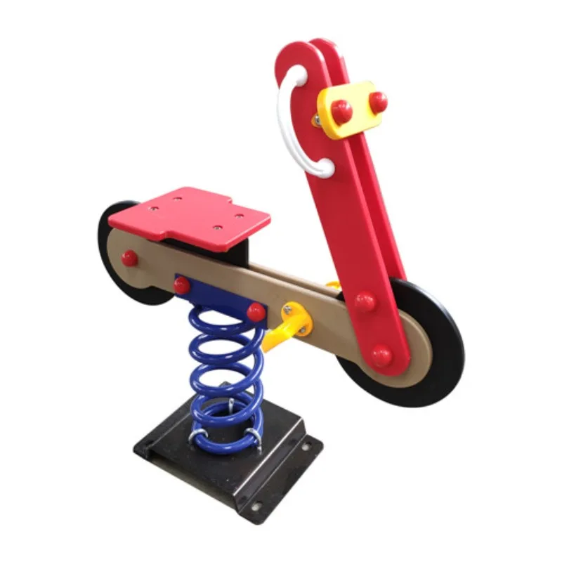 All kinds of transportation Outdoor Spring Horse Riding Children Sports Swinging Horse Children