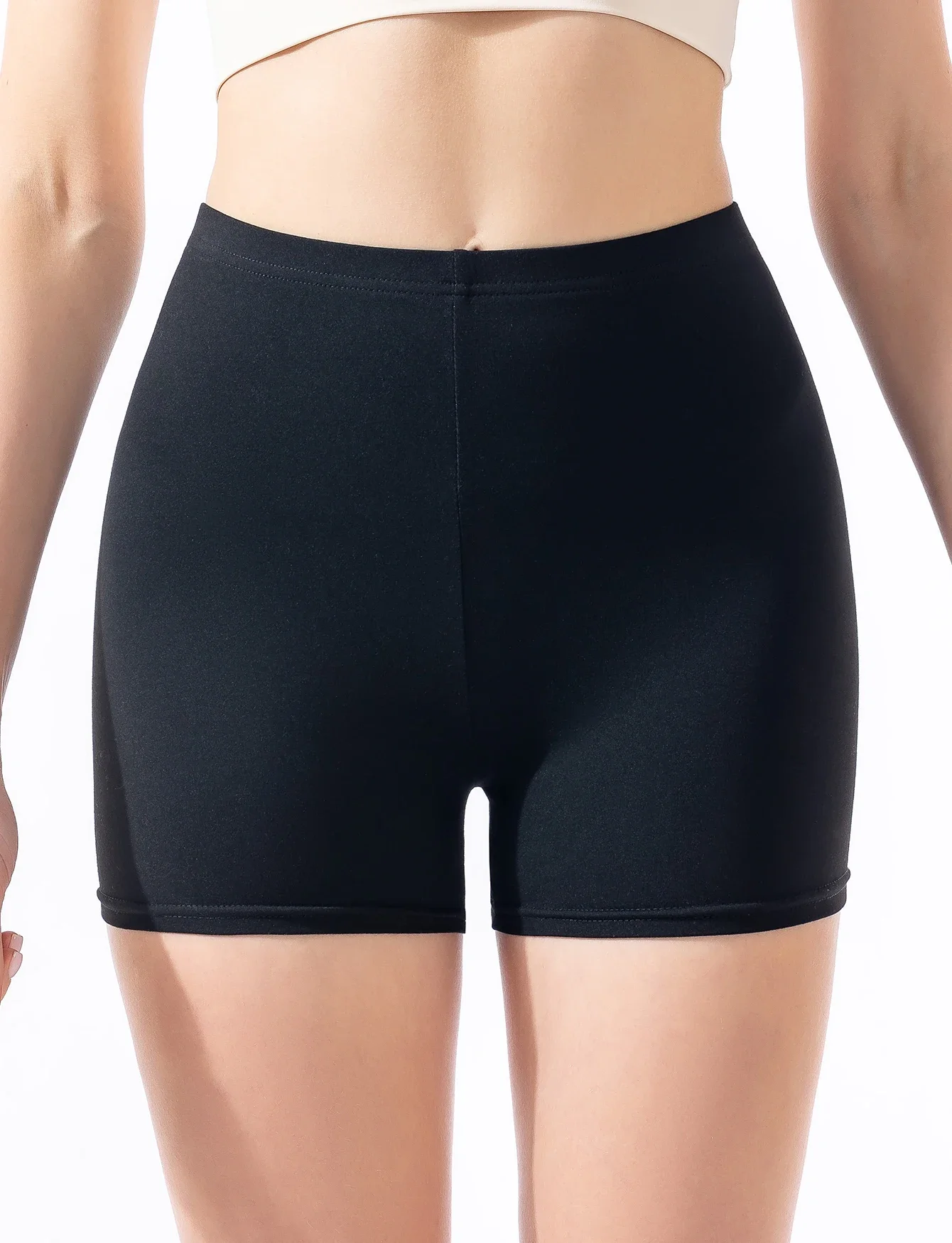 Women Safety Shorts Seamless Stretch Under Skirt Anti-chafing Short Leggings, Soft Breathable Underwear Shorts