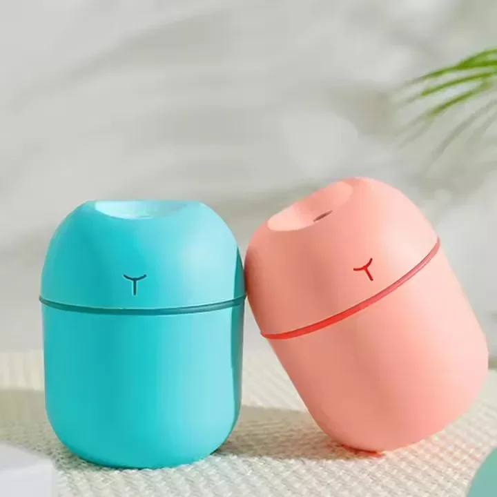 

Portable 220ml Mini USB Humidifier Ultrasonic Home Air Aromatherapy Colorful Lights Car Household Use Outdoor Humidity Control