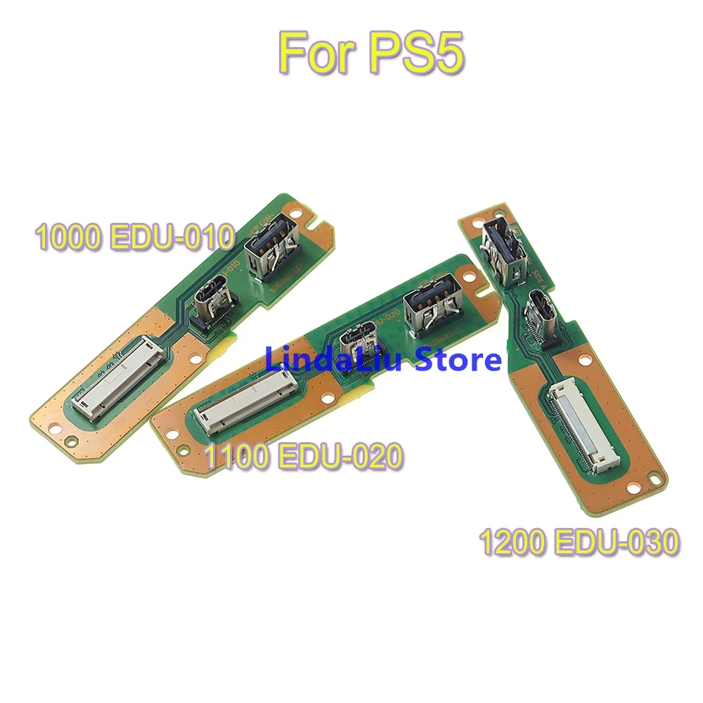 10 قطعة ل PS5 1000 1100 1200 لوحة جانبية مع TYPE-C نوع-A ميناء إصلاح أجزاء EDU-010 EDU-020 EDU-030 للوحة جانبية وحدة التحكم PS5