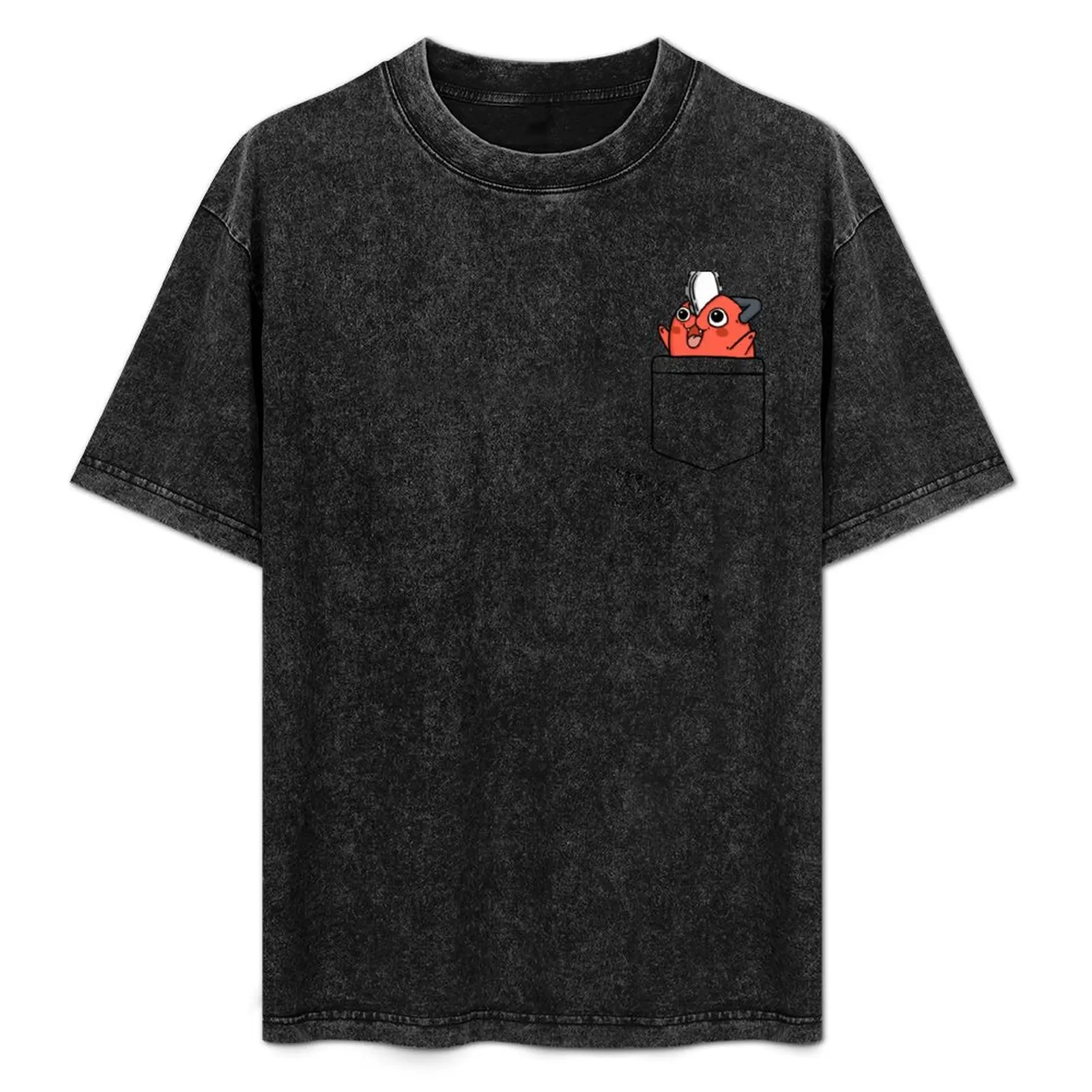 

Pocket Heart T-Shirt Work Wear Simple Tee Shirt